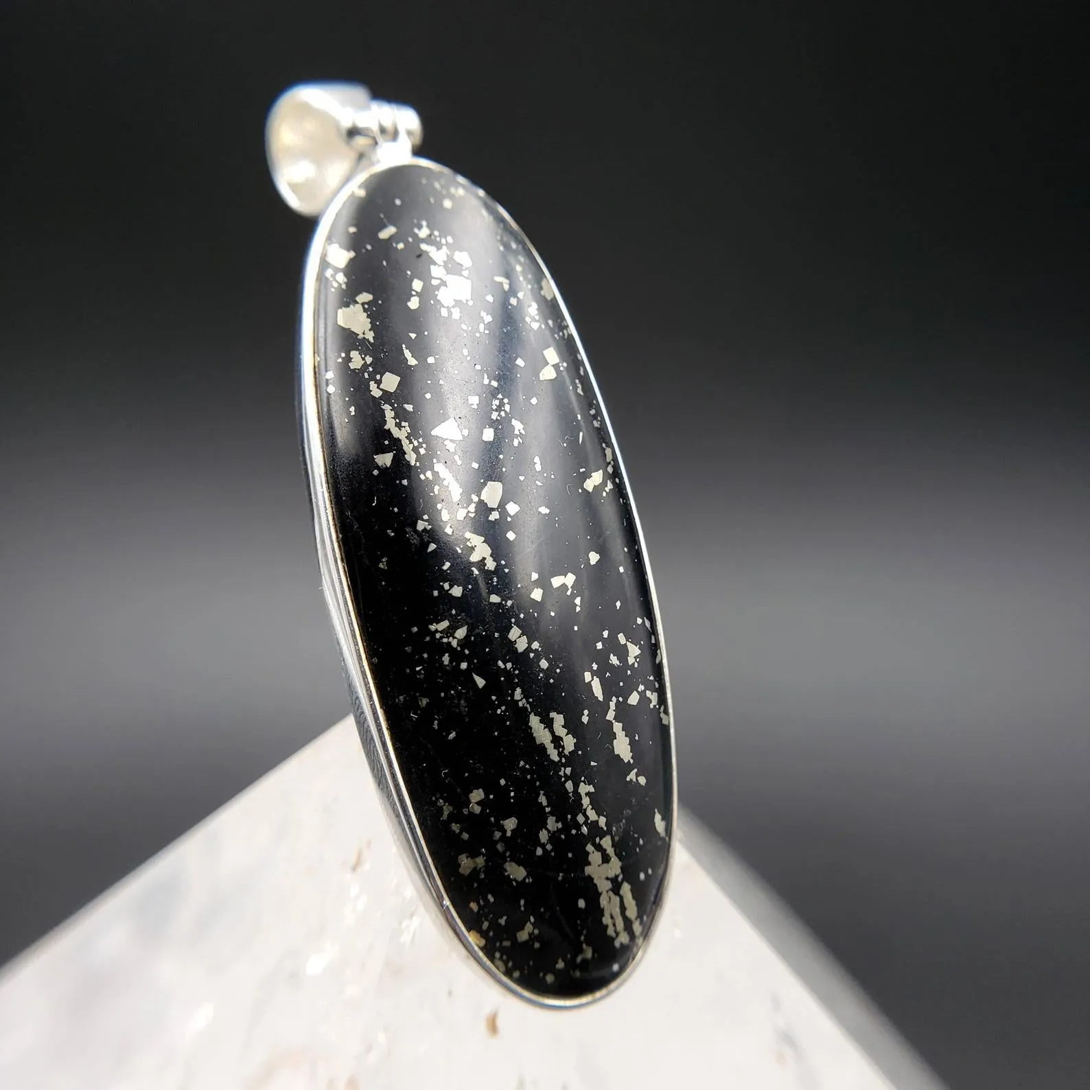 Apache Gold Chalcopyrite Skateboard Pendant