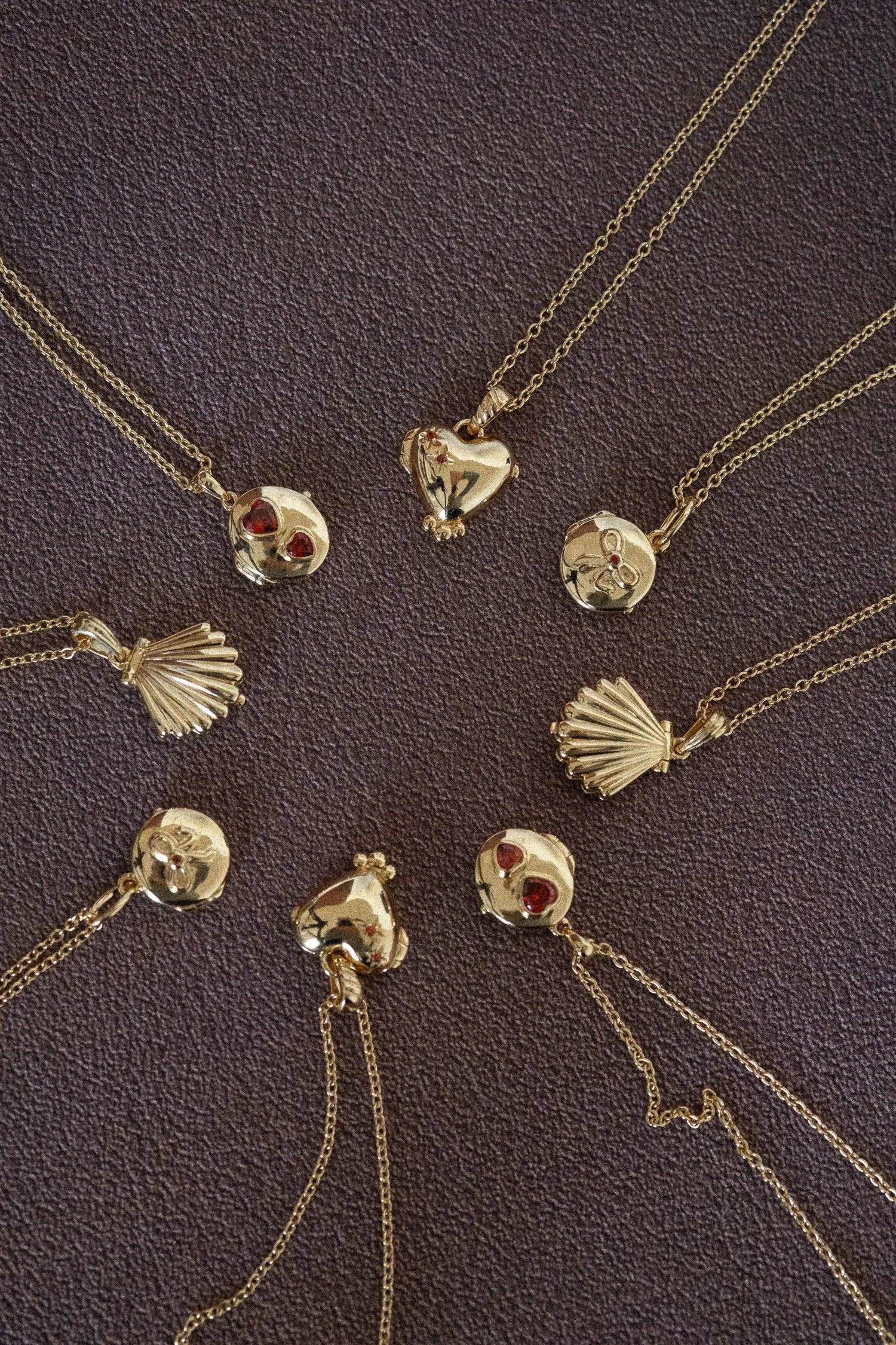 Ariel Shell Engravable Locket Necklace