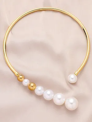 Asymmetric Beaded Geometric Dainty Necklace Necklaces Accessories