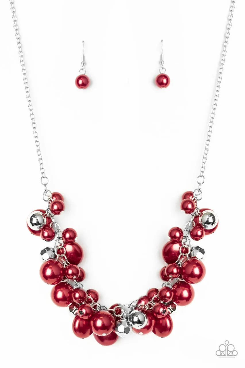 Battle of the Bombshells Red Paparazzi Necklace