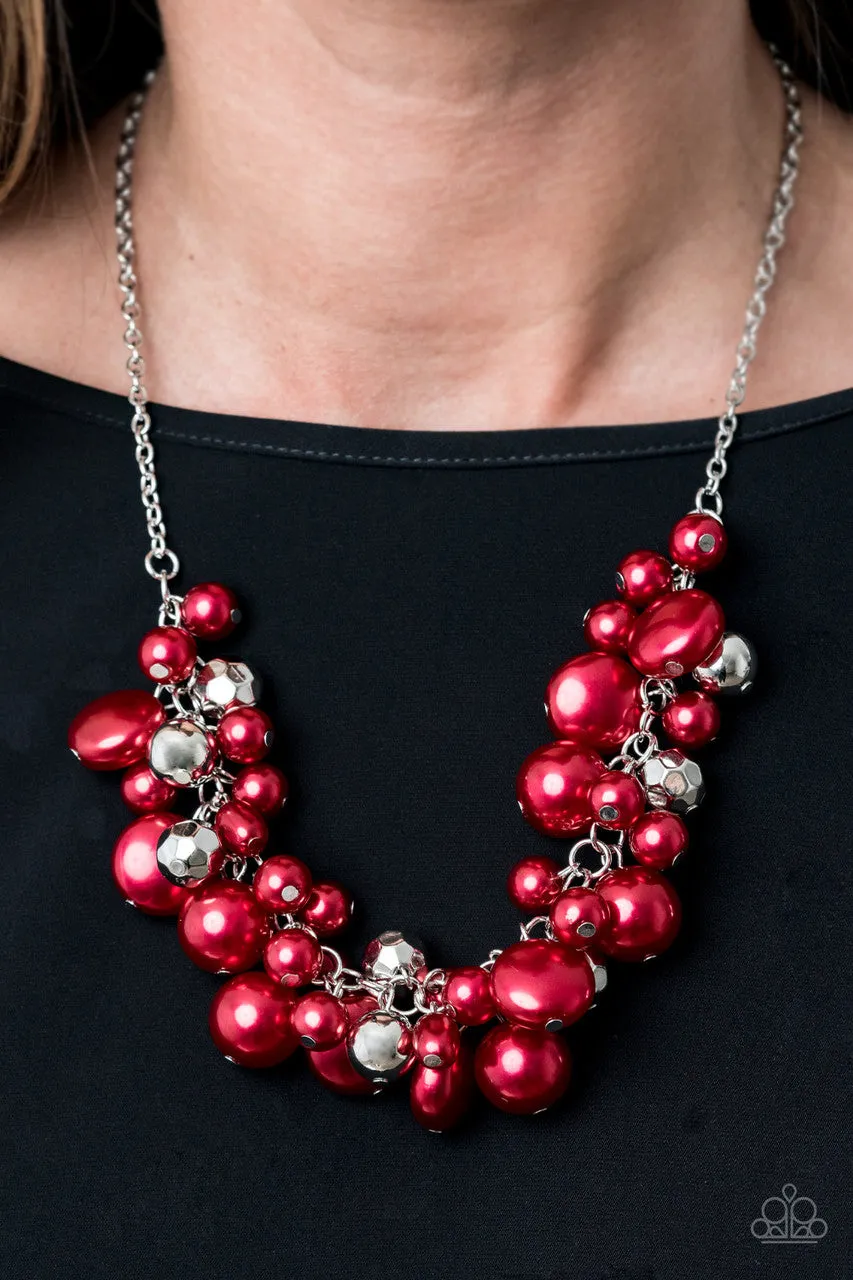 Battle of the Bombshells Red Paparazzi Necklace