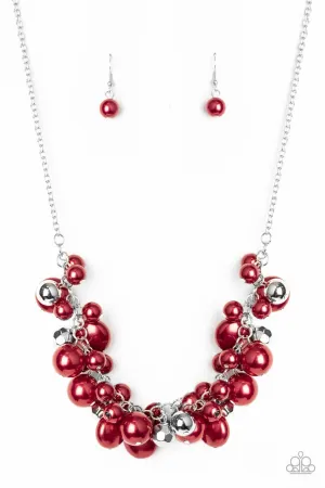 Battle of the Bombshells Red Paparazzi Necklace