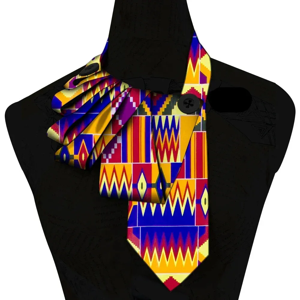 Bazin Fabric Handmade Collar