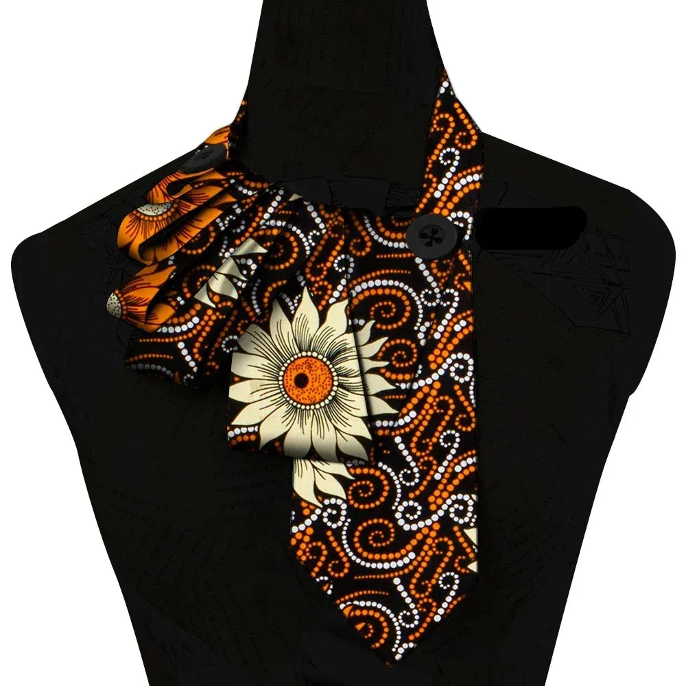 Bazin Fabric Handmade Collar