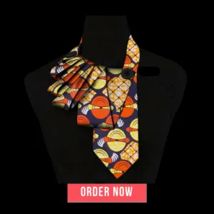 Bazin Fabric Handmade Collar