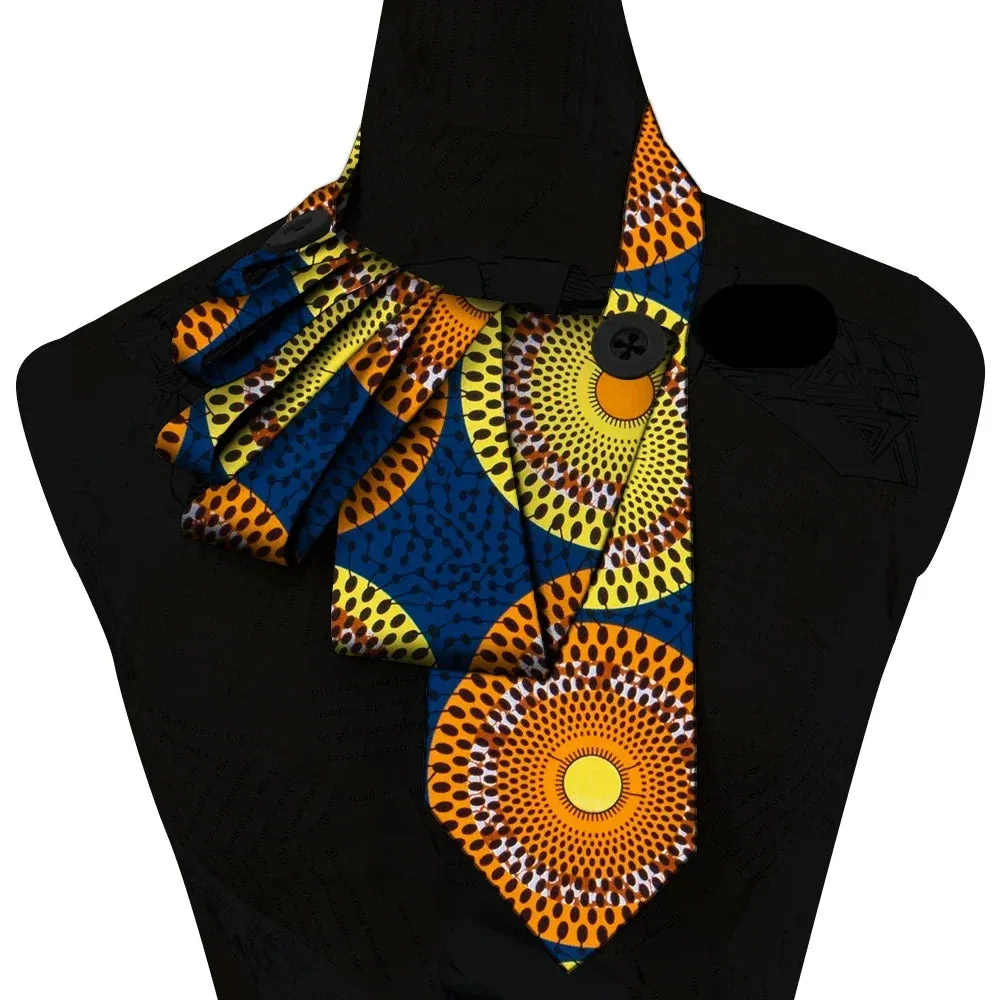 Bazin Fabric Handmade Collar