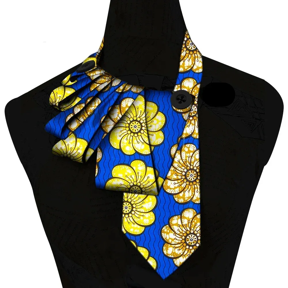 Bazin Fabric Handmade Collar