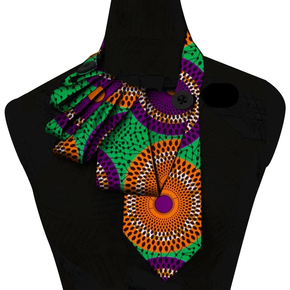 Bazin Fabric Handmade Collar