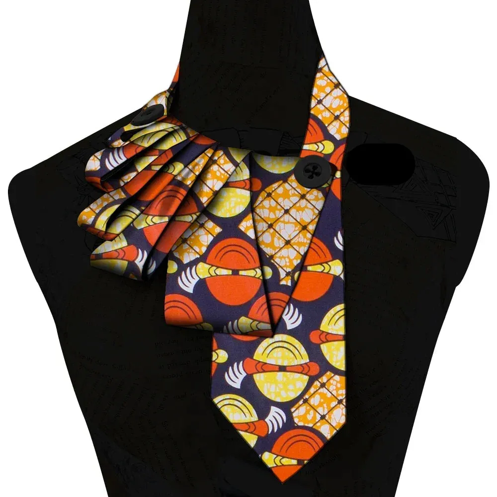 Bazin Fabric Handmade Collar