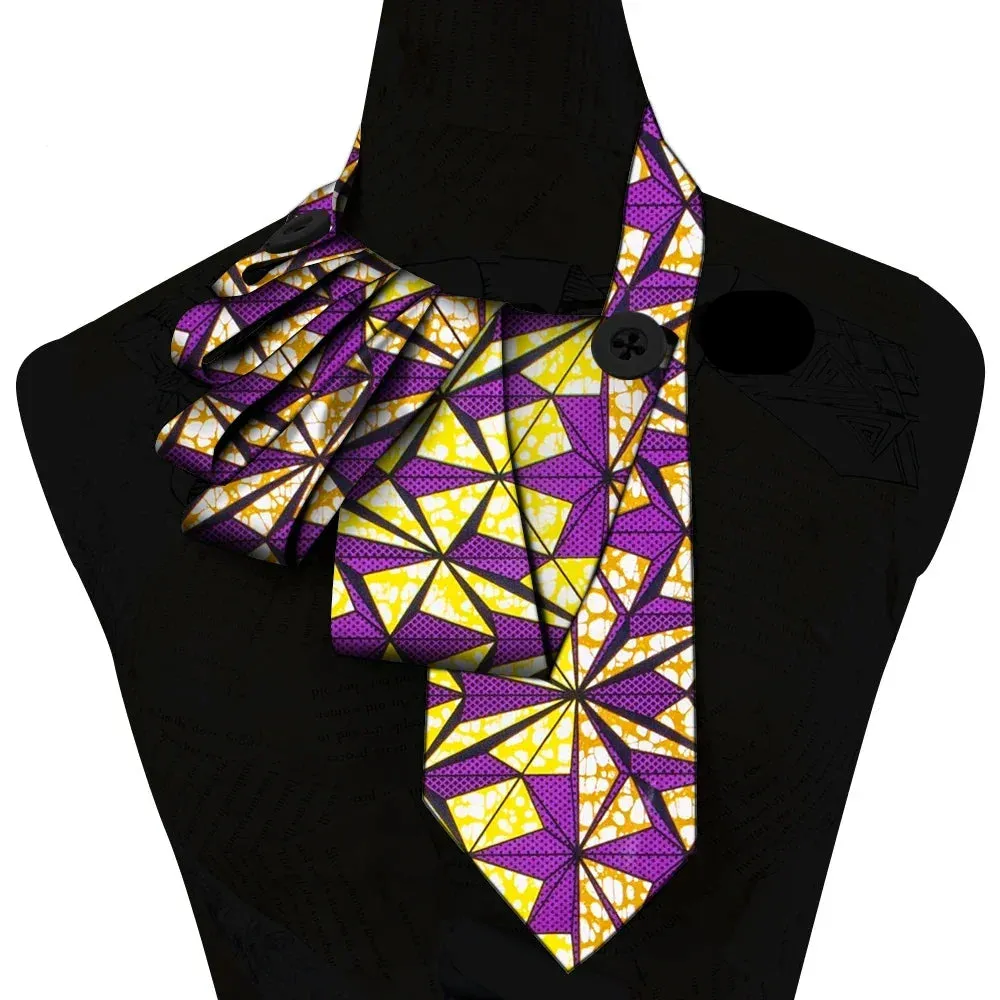Bazin Fabric Handmade Collar