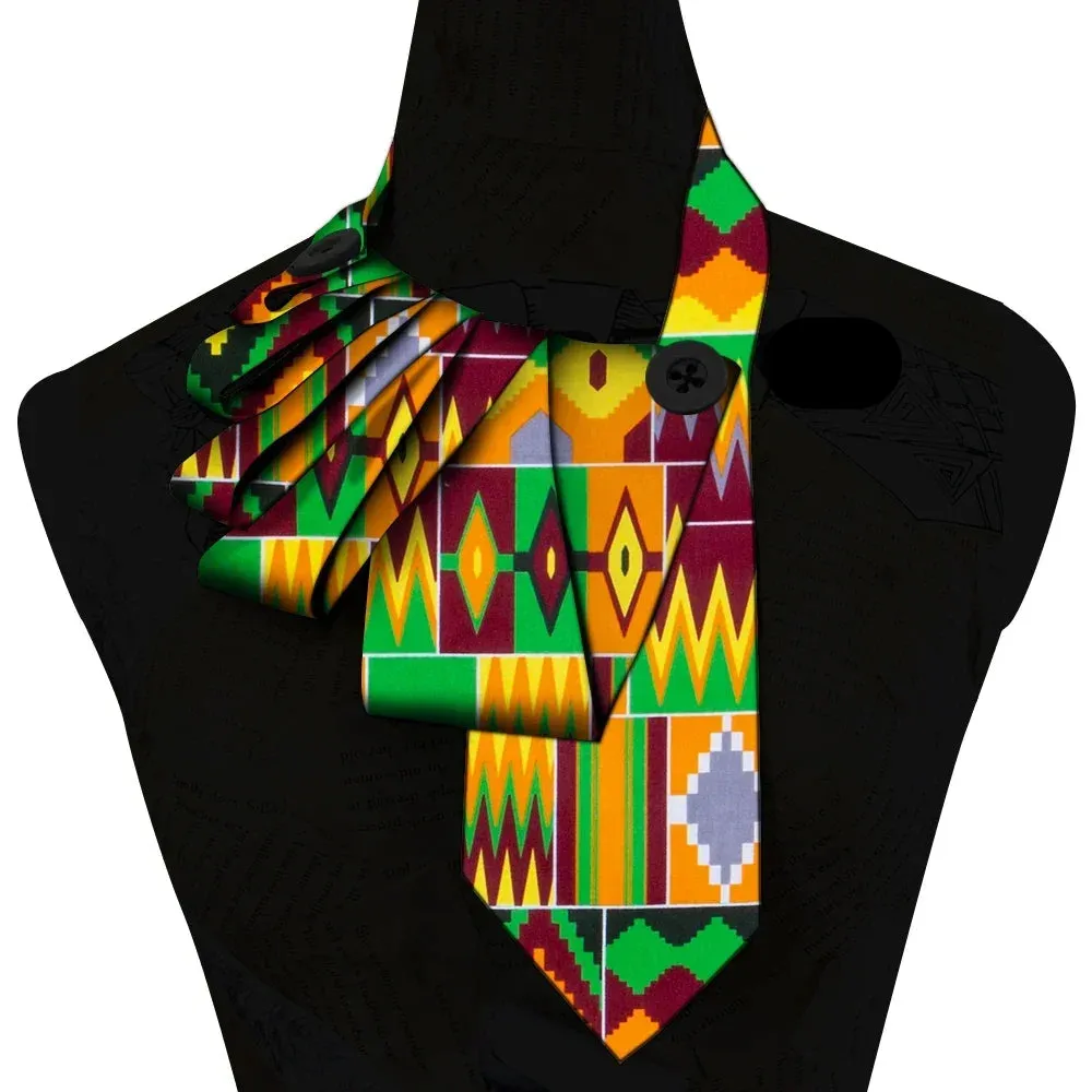 Bazin Fabric Handmade Collar