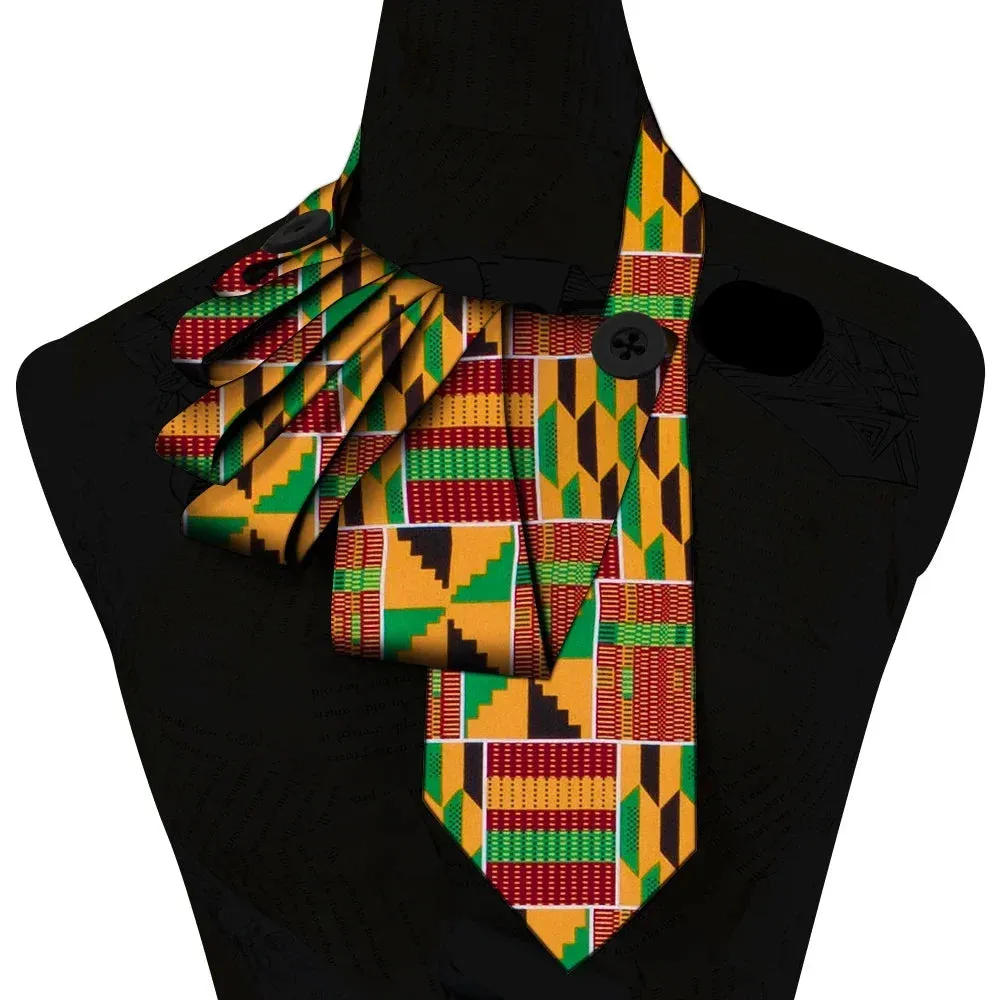 Bazin Fabric Handmade Collar