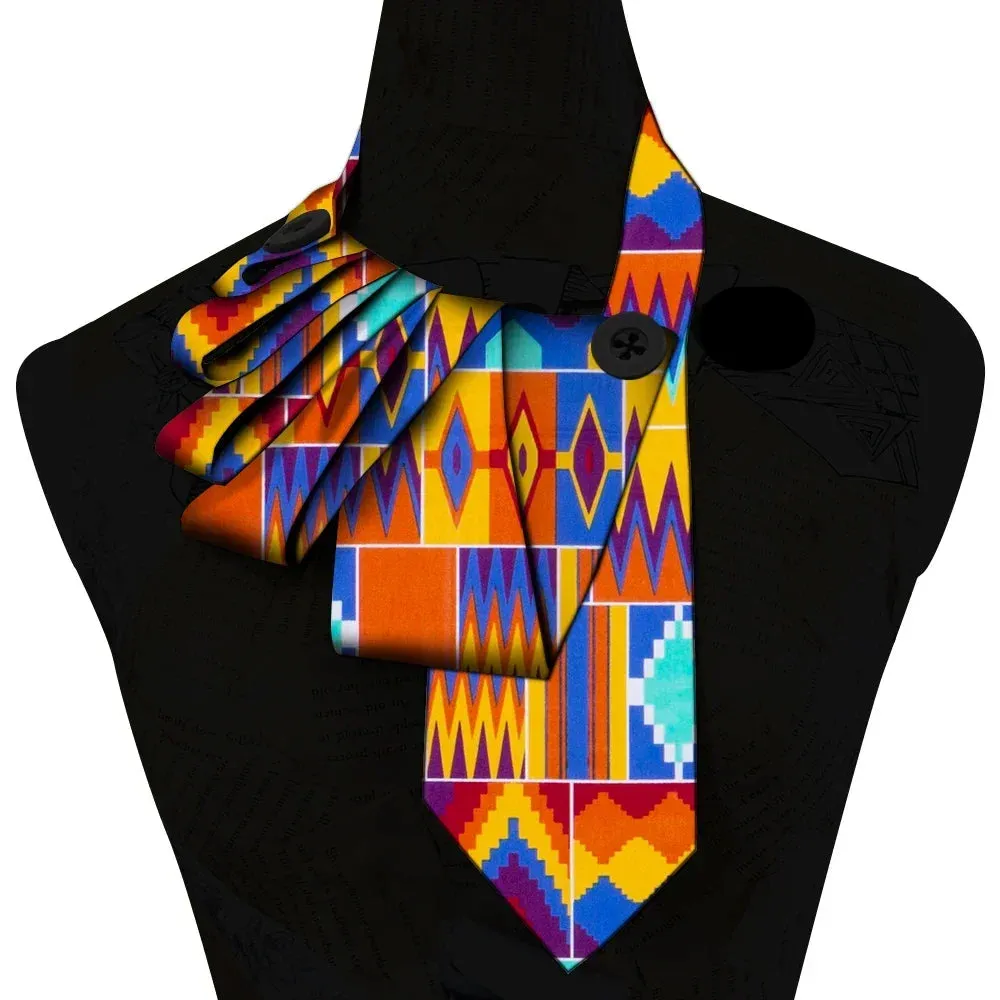 Bazin Fabric Handmade Collar