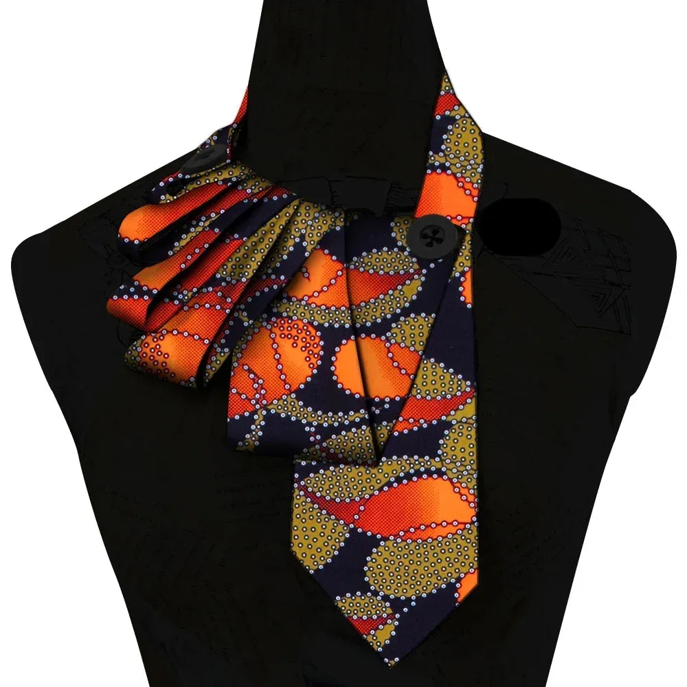 Bazin Fabric Handmade Collar