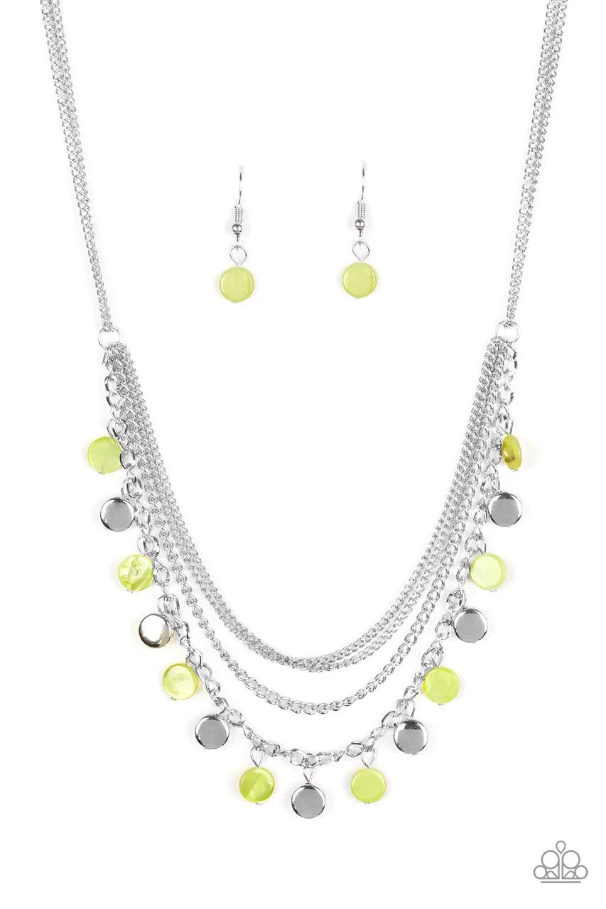 Beach Flavor Green Paparazzi Necklace
