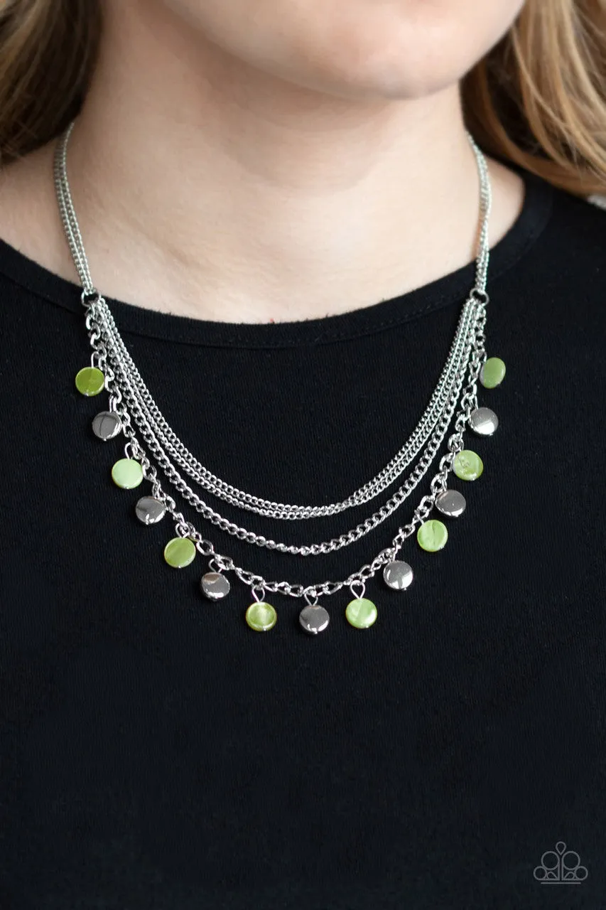 Beach Flavor Green Paparazzi Necklace