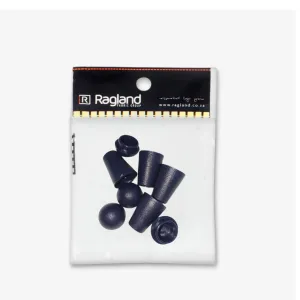 Bell Cord End Caps 5mm Navy