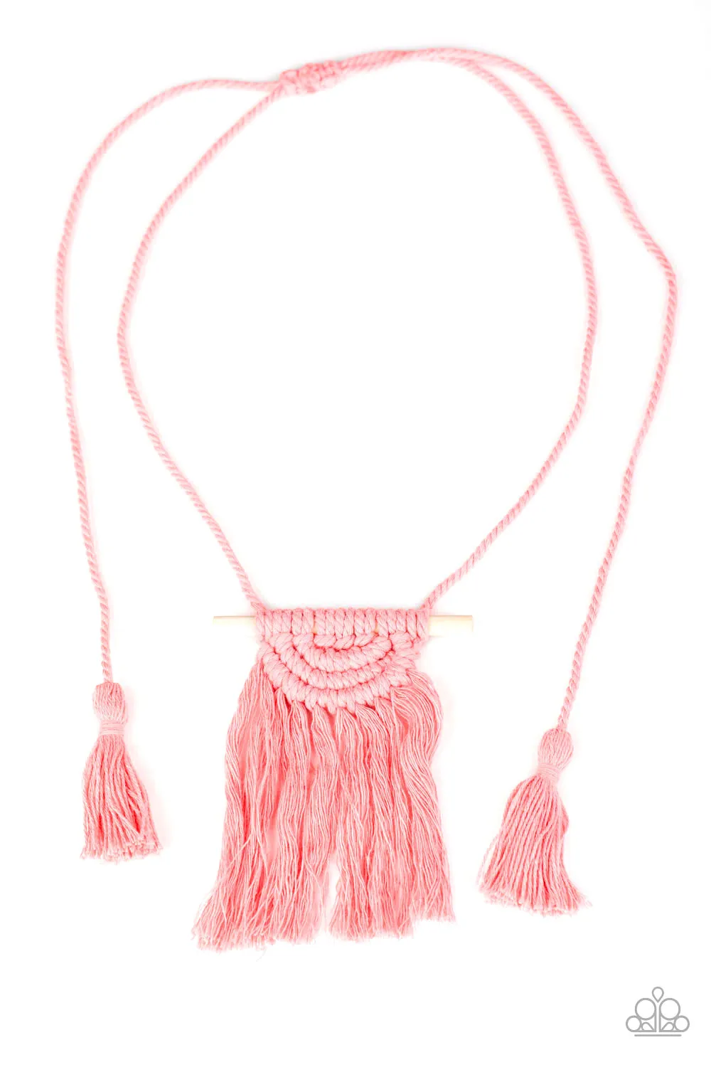 Between You And Macrame' - Pink