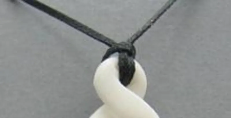 Black Cord for Bone and Greenstone Necklaces