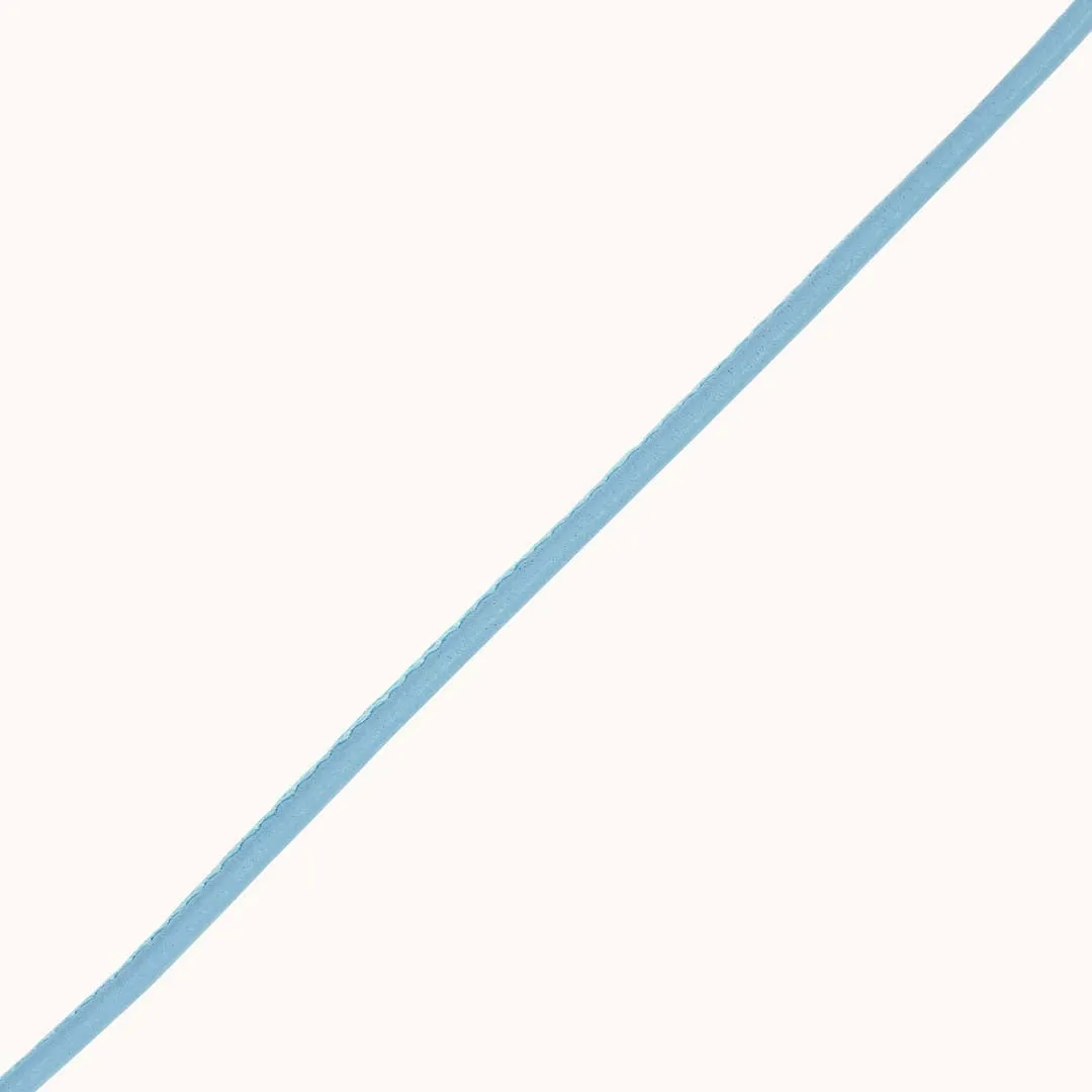 Blue Leather Cord