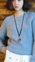 Bodhi Buddha Ma Cotton Ethnic Antique Handmade Chicken Wings Wooden Beads Long Necklace Anti-bee Wax Pendant Sweater Chain
