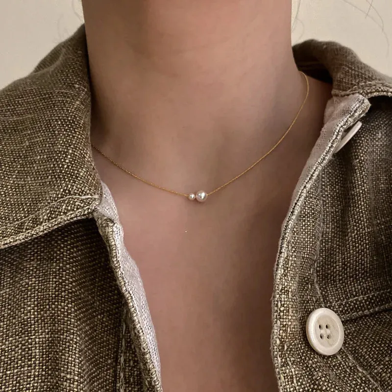 Bohemia Multilayer Round Crystal Pendant Necklaces For Women Snake Chain Choker Necklace Fashion Jewelry Party Gift