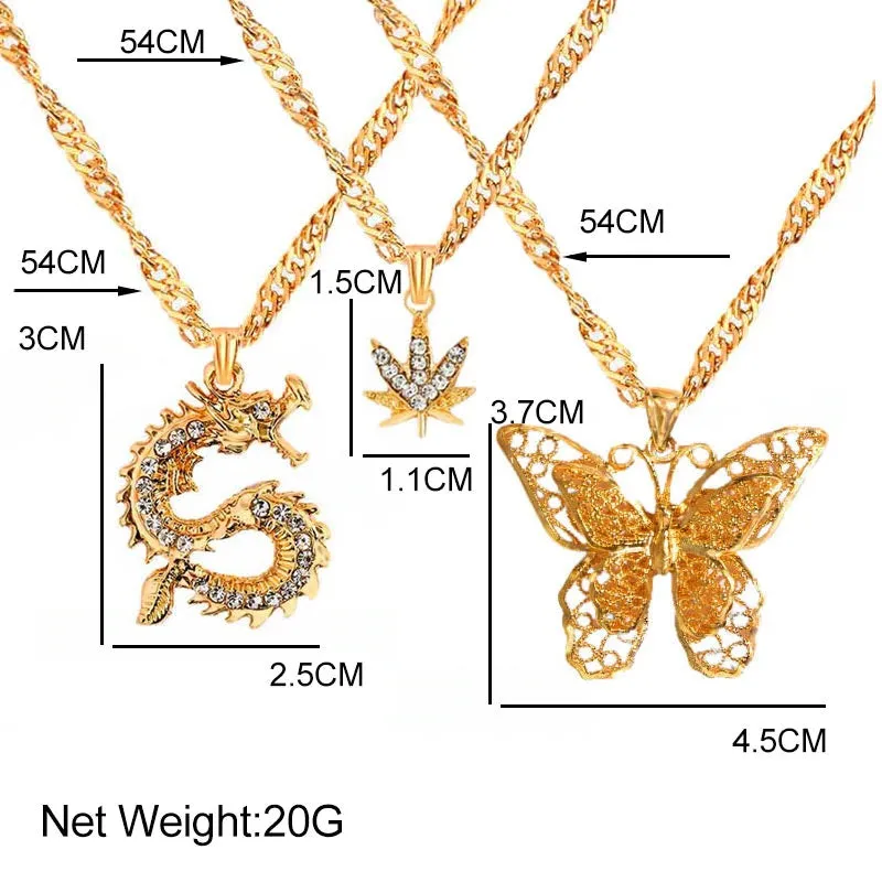 Bohemian Multilayer Necklace for Women with Pendant Variants