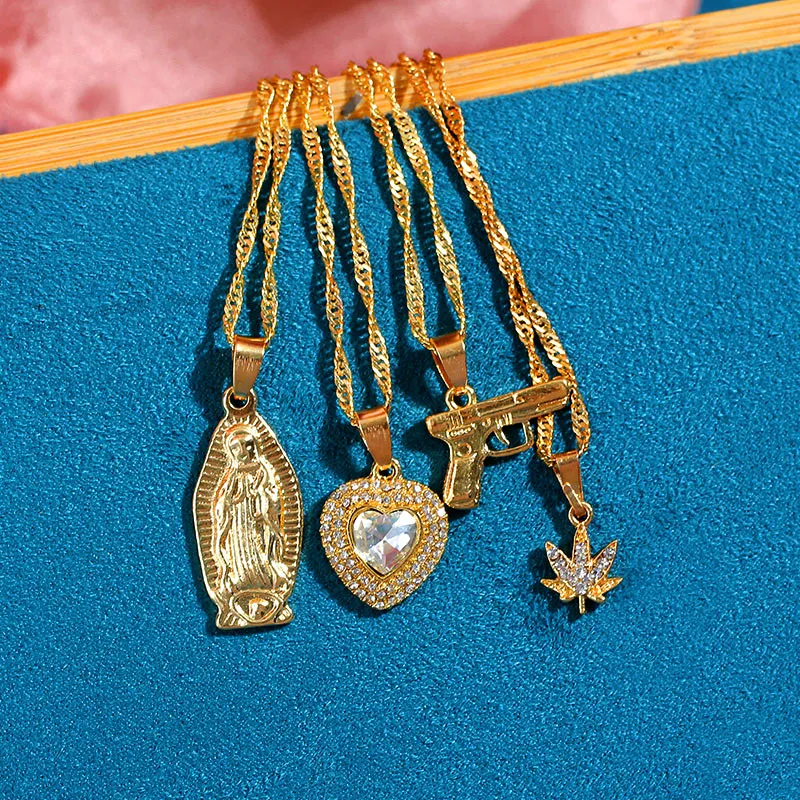 Bohemian Multilayer Necklace for Women with Pendant Variants