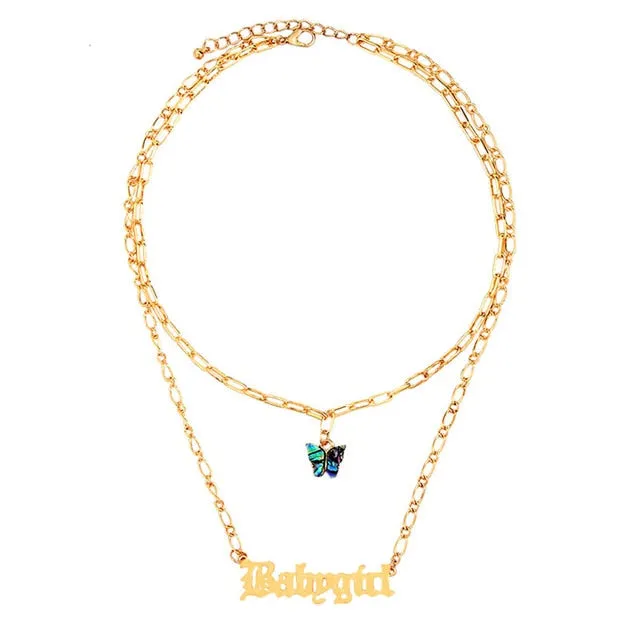 Bohemian Multilayer Necklace for Women with Pendant Variants
