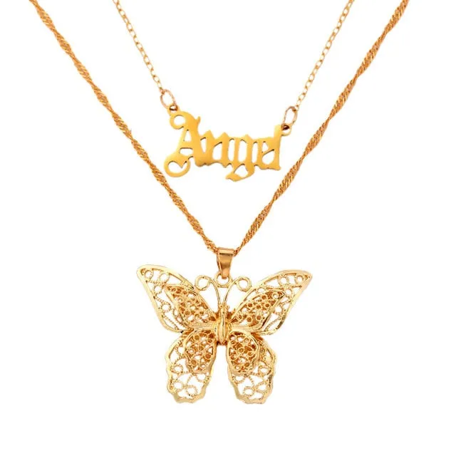 Bohemian Multilayer Necklace for Women with Pendant Variants