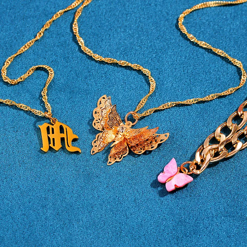 Bohemian Multilayer Necklace for Women with Pendant Variants
