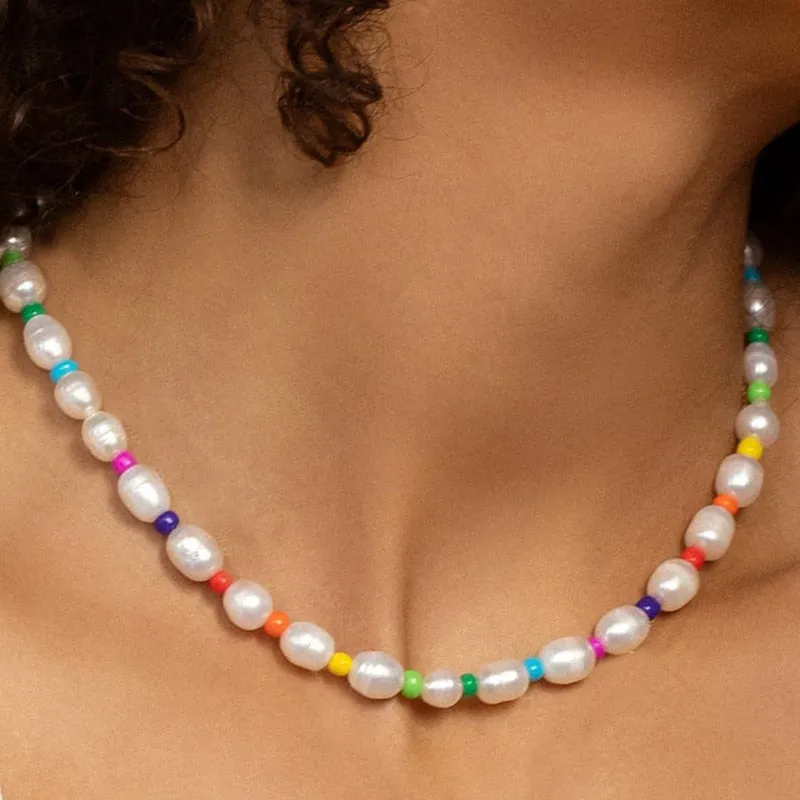 Bohemian Natural Shell Choker Necklace for Women