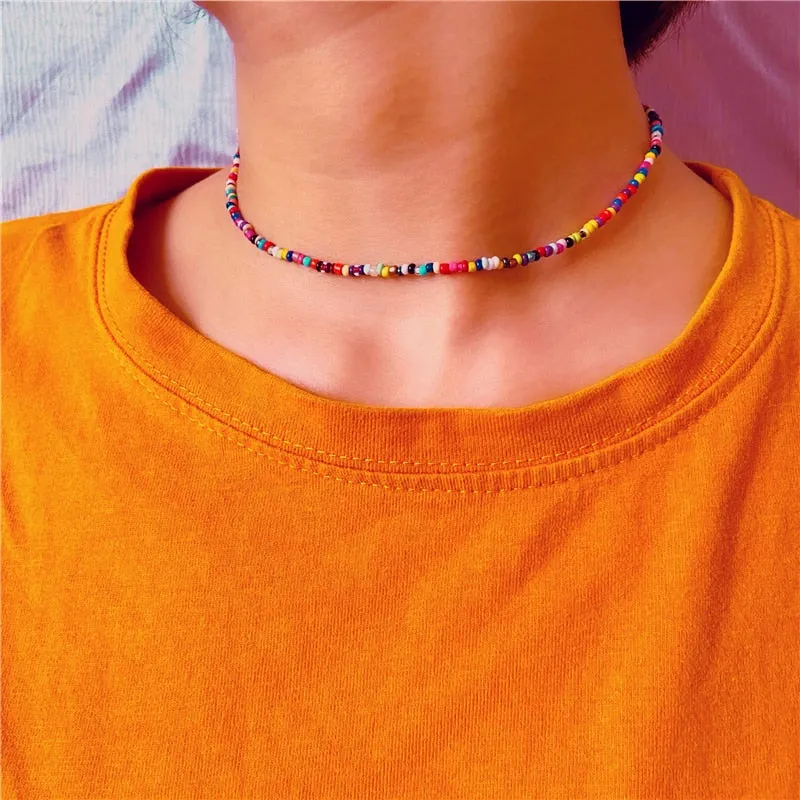 Bohemian Natural Shell Choker Necklace for Women