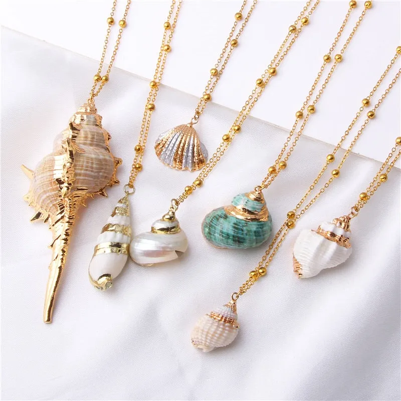 Boho Conch Shell Necklace