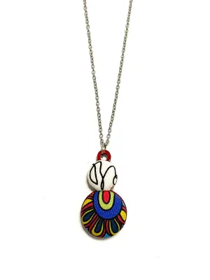 BOTÓN DE AZÚCAR- Mini Double Necklace - Groove and Lines