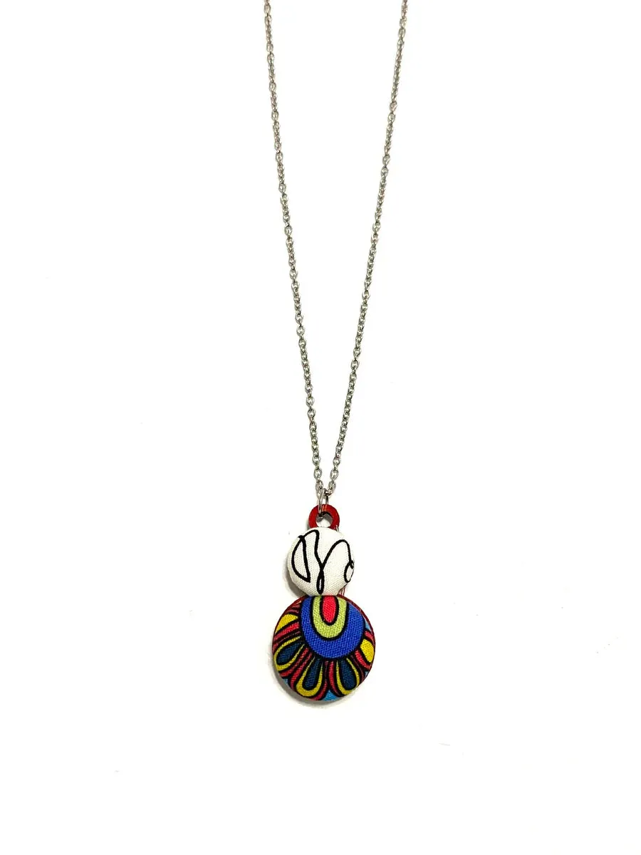 BOTÓN DE AZÚCAR- Mini Double Necklace - Groove and Lines