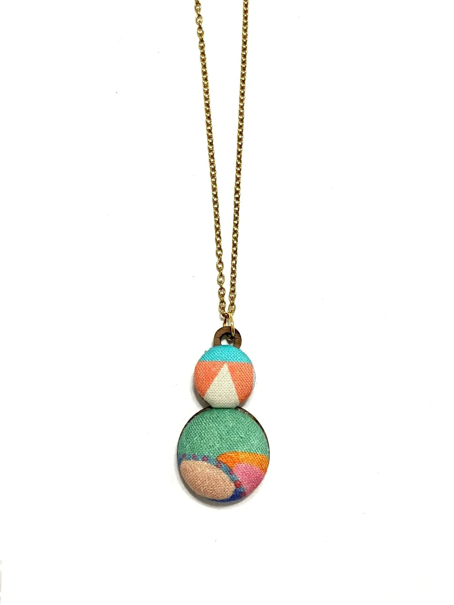 BOTÓN DE AZÚCAR- Mini Double Necklace - Pastel Geometry