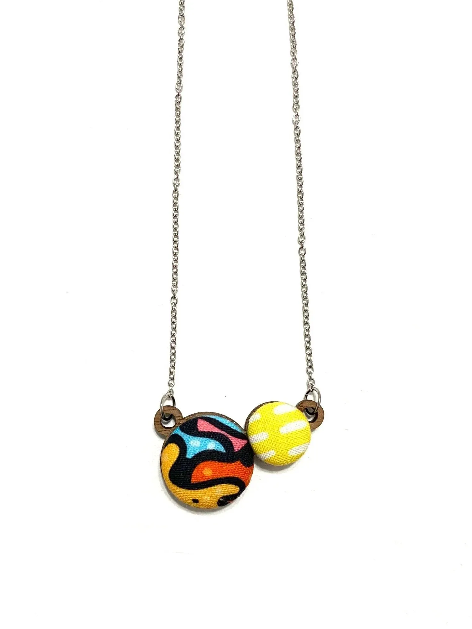 BOTÓN DE AZÚCAR- Mini Double Necklace - Saturday Cartoons