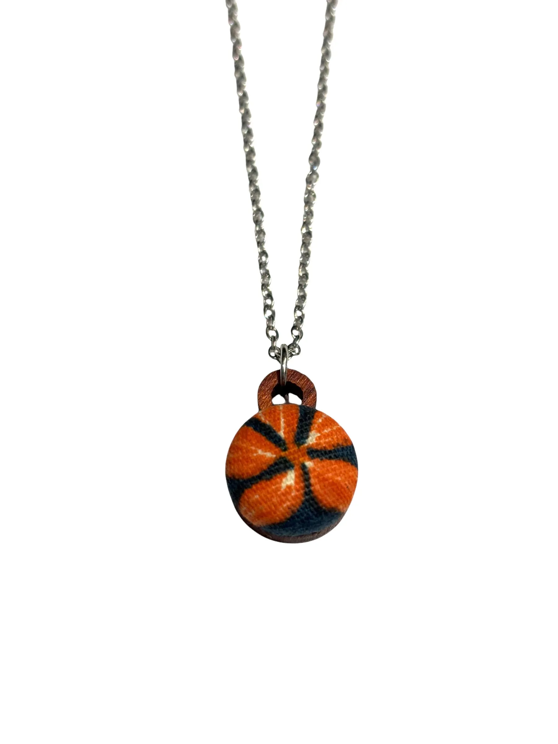 BOTÓN DE AZÚCAR- Mini Single Necklace - Orange Flower