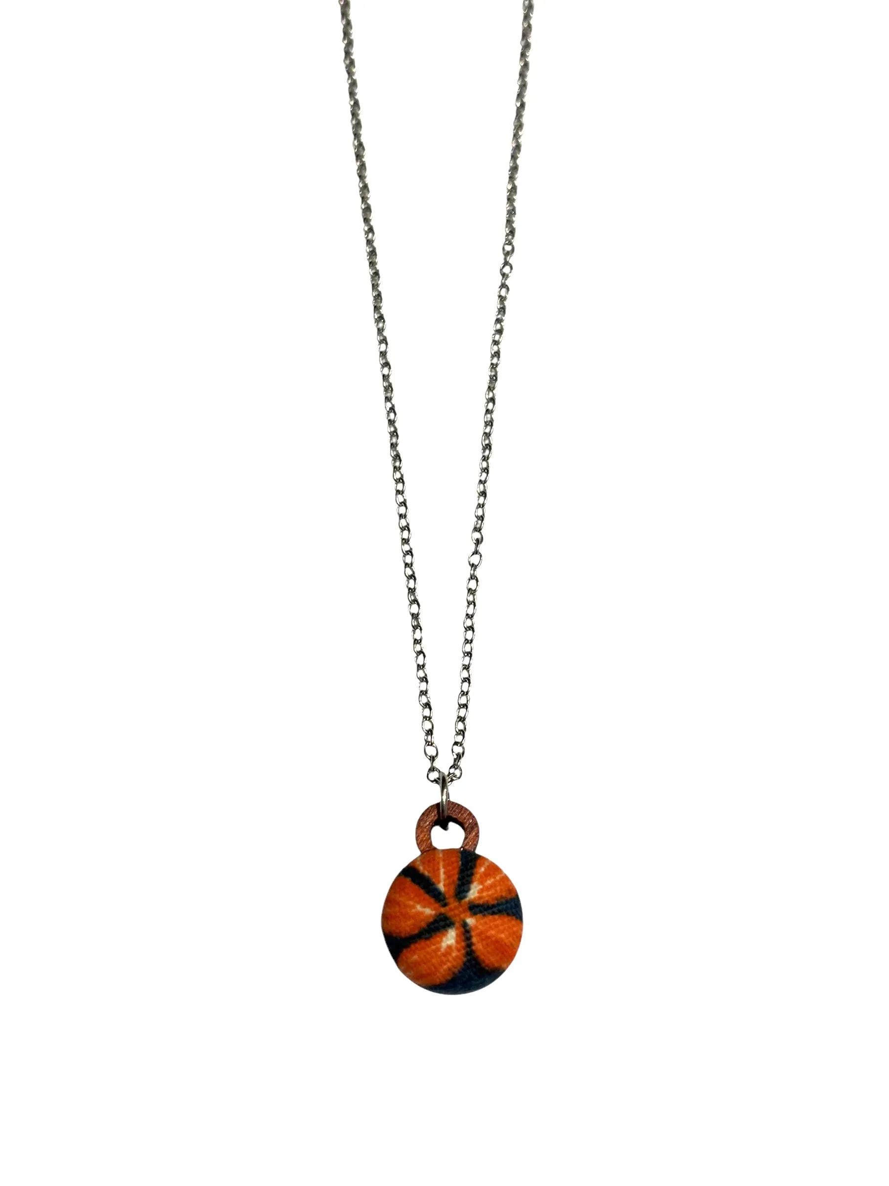 BOTÓN DE AZÚCAR- Mini Single Necklace - Orange Flower