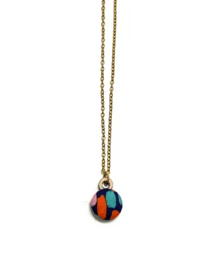 BOTÓN DE AZÚCAR- Mini Single Necklace - Paint Strokes