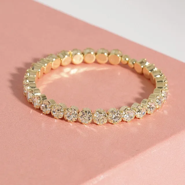 Bridal Fashion Crystal Rhinestone Choker Necklace Jewelry