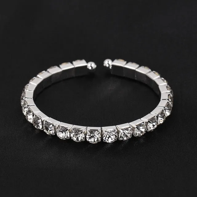 Bridal Fashion Crystal Rhinestone Choker Necklace Jewelry