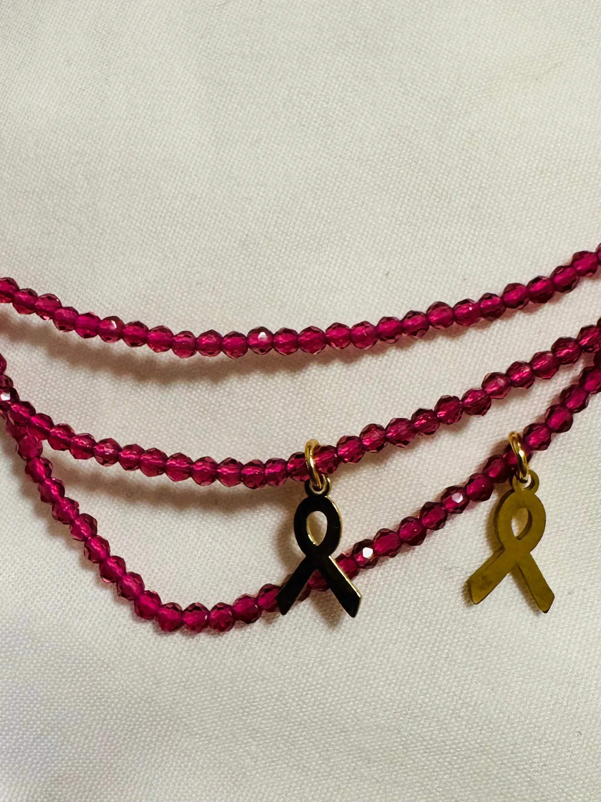 Bring the Hostages Home 2mm beaded necklaces