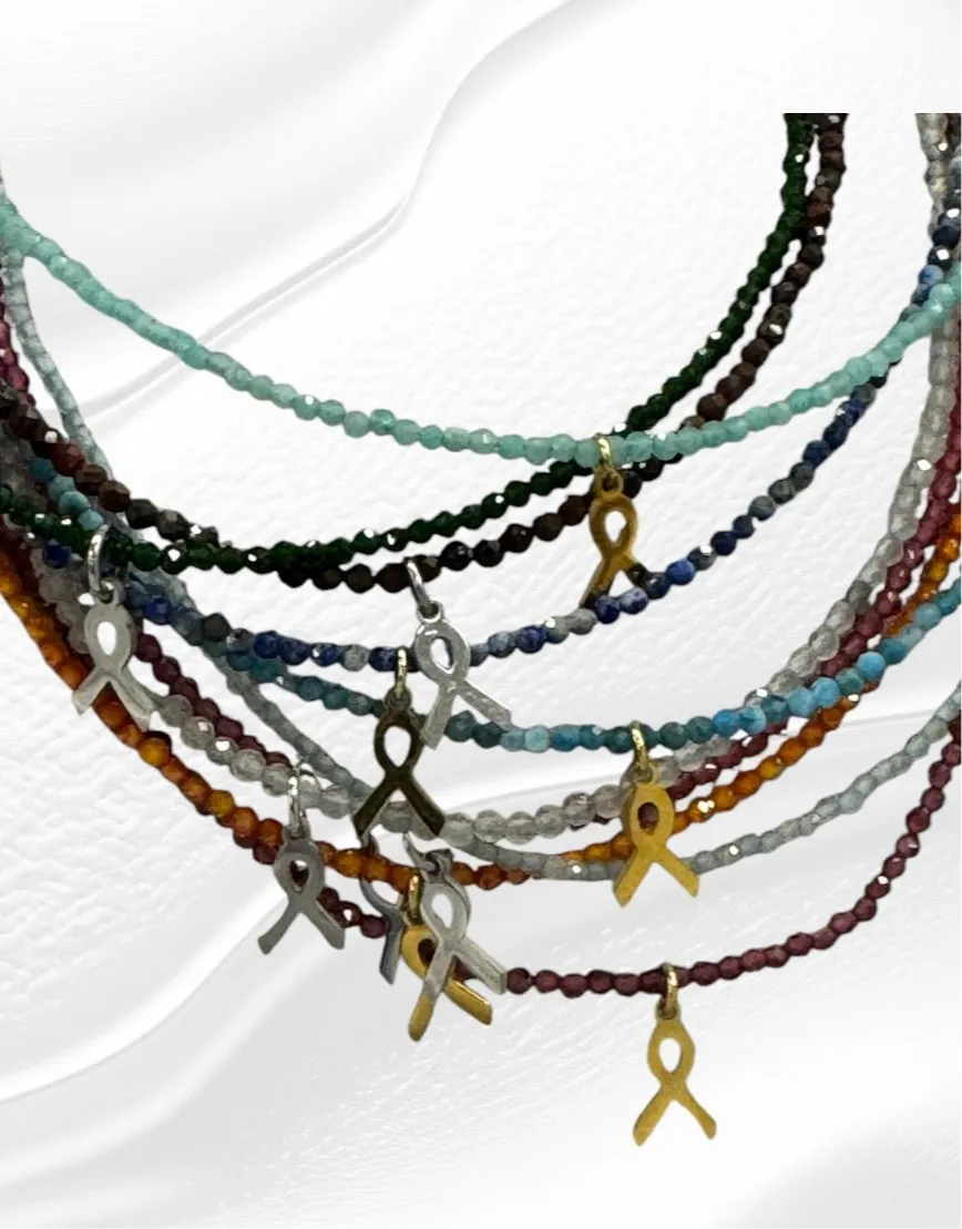Bring the Hostages Home 2mm beaded necklaces