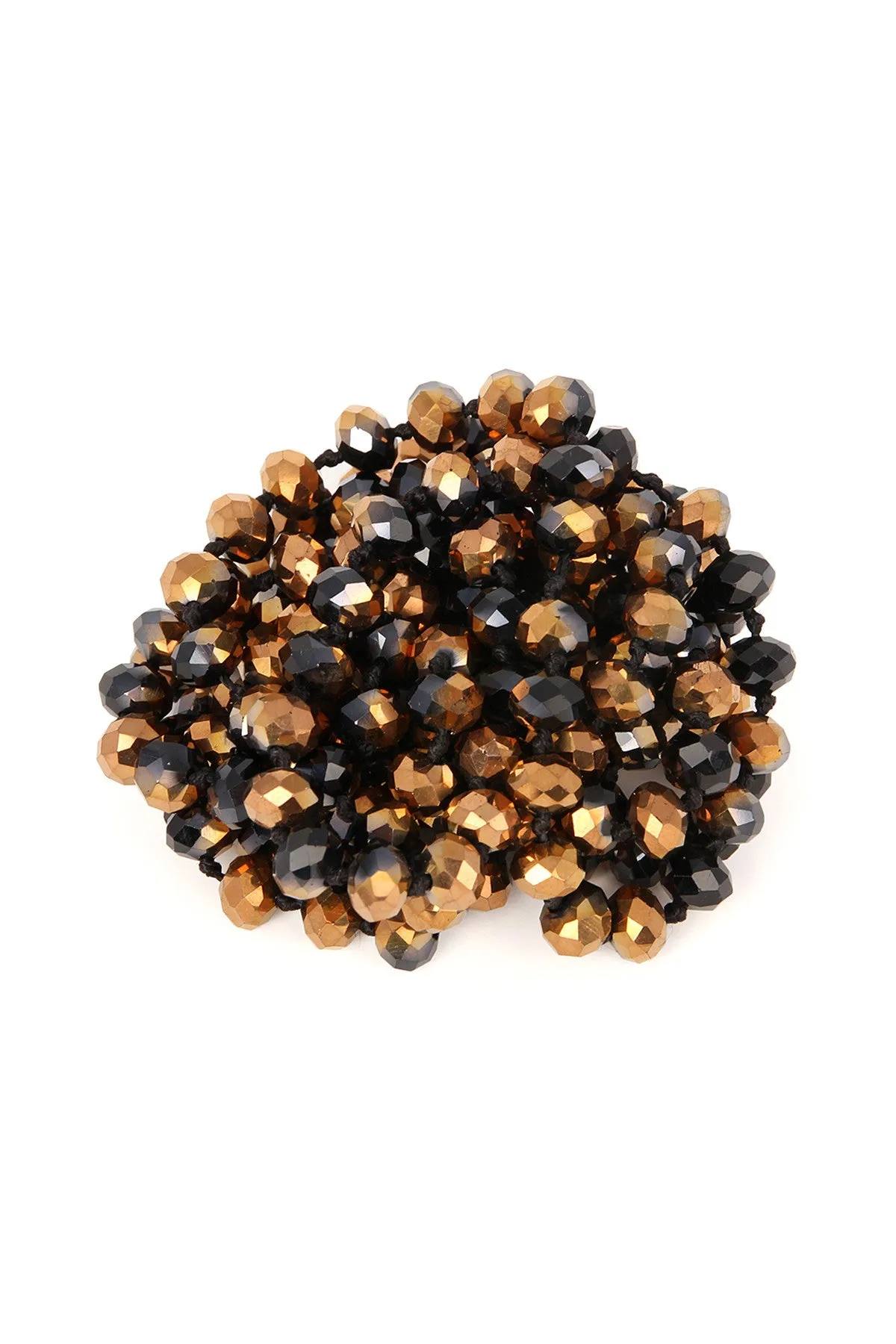 Bronze Black Ombre Longline Hand Knotted Necklace - Pack of 6