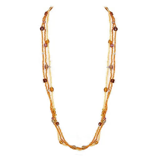 BROWN BRW NECKLACE  #MA8716N01_BRW (IG3)