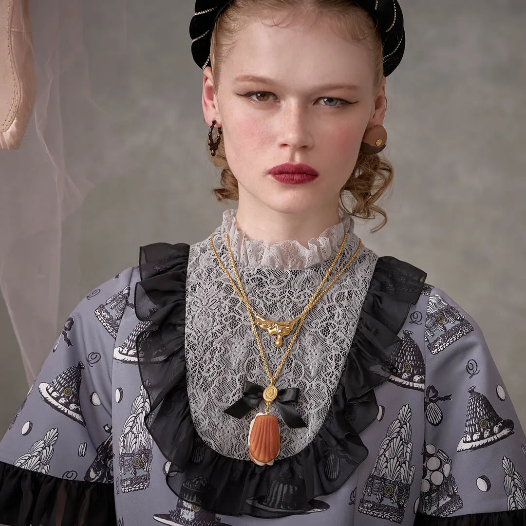Brown Butter Madeleine Necklace【Japan Jewelry】