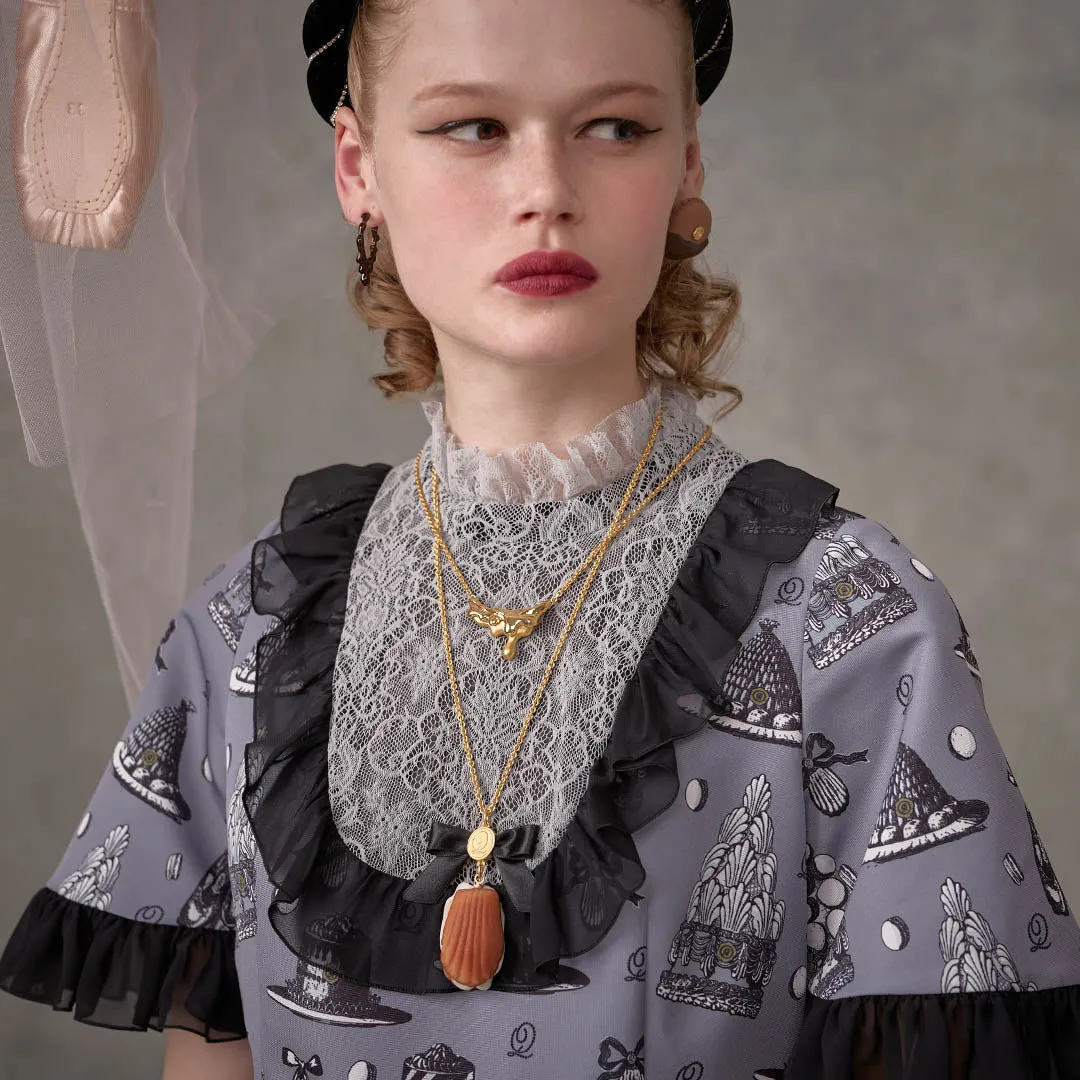 Brown Butter Madeleine Necklace【Japan Jewelry】
