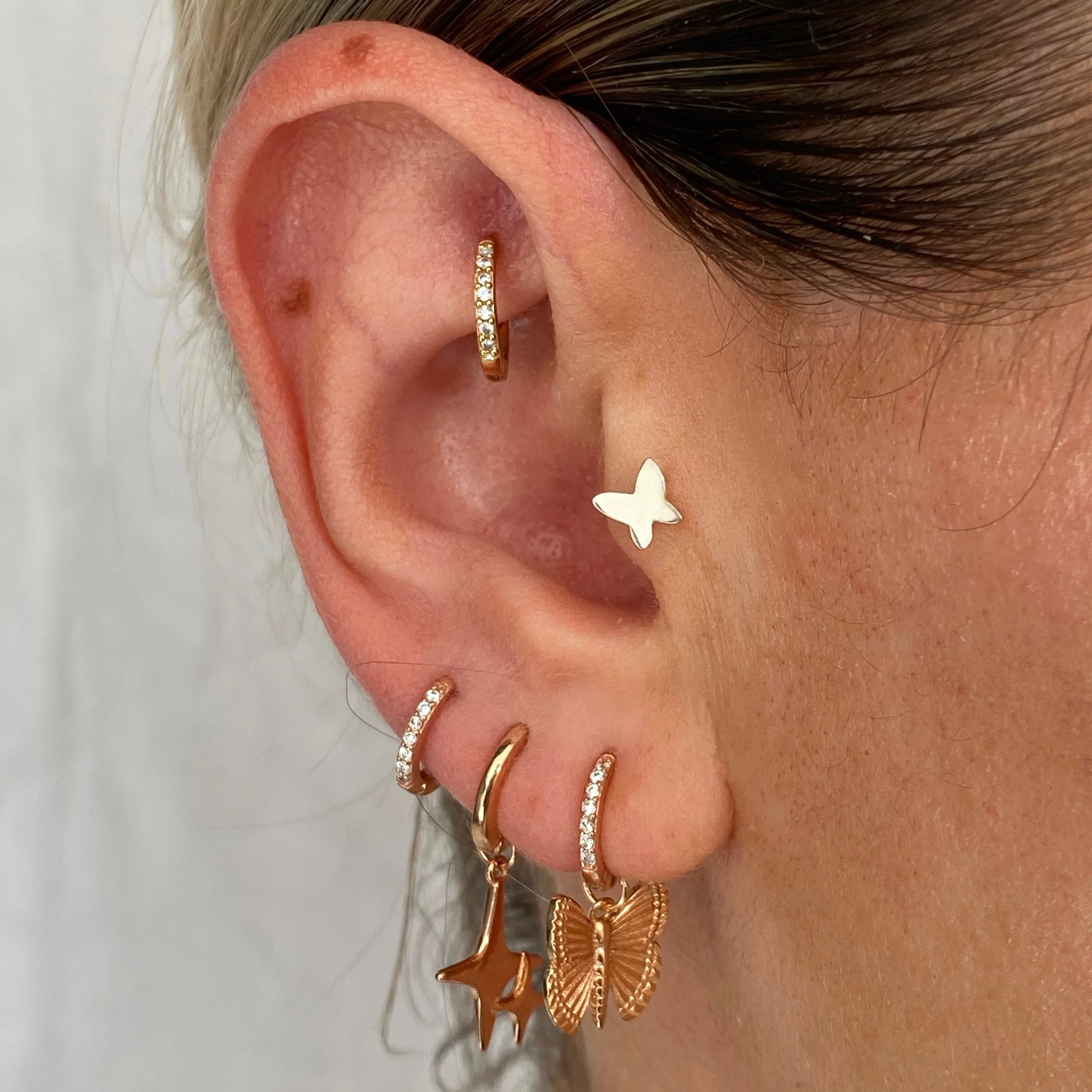 Butterfly Charm | Rose Gold